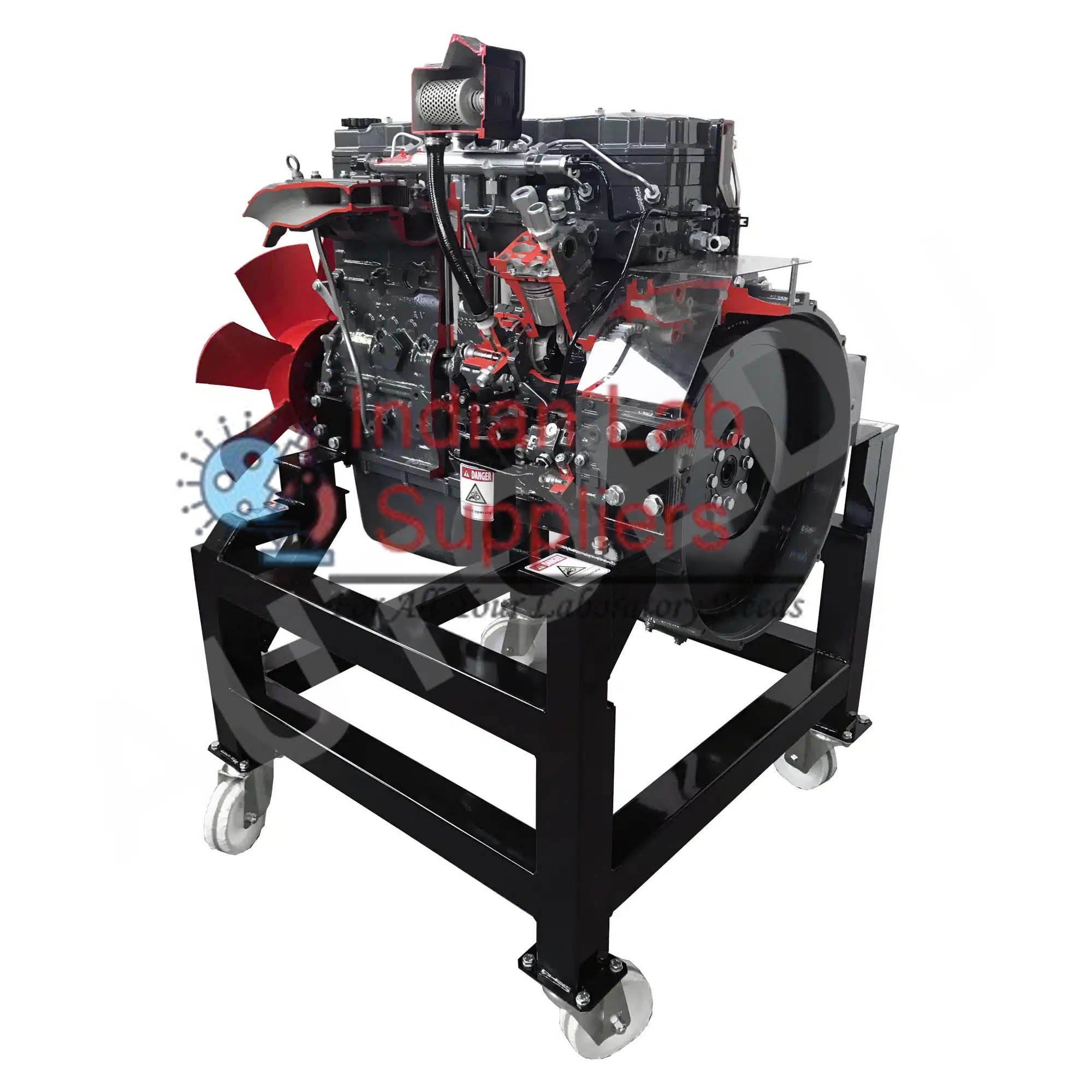 Sectioned Engine Iveco, Common Rail System (CR) Complete With All Parts Not Included: Gearbox